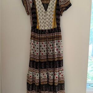 Anthropologie Bohemian Multicolor Dress